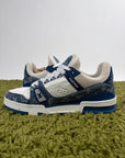 Louis Vuitton Trainer Denim Blu 7