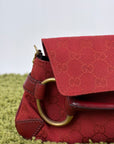 Borsa Gucci Horsebit Chain Rossa