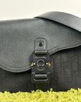 Borsa a tracolla mini saddle Christian Dior Nera