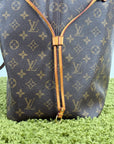 Borsa Neverfull MM monogram Louis Vuitton Marrone