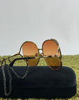 Occhiali Gucci con catenella rimovibile