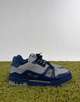 Louis Vuitton trainer Size 8=42 calza 43 blu e grigia