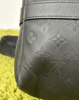 Borsone keepall Louis Vuitton Bandoulière 50 Nera