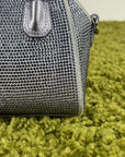 Borsa Micro Antigona In raso Con strass lavanda Viola