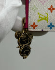 Portacarte Louis Vuitton X Takashi Murakami Rosa Multicolor