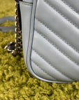 Borsa Gucci Marmont azzurra