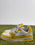 Louis vuitton trainer Size 6=40 calza 41 bianca e gialla