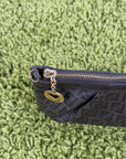 Borsa Fendi Baguette in tela Marrone