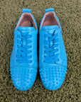 Christian Louboutin Spikes low azzurro 42