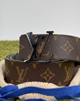 Cintura Louis Vuitton Reversibile Marrone 110/44 127cm