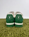 Louis Vuitton Trainer In Denim Verde 8