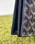 Portafoglio Goyard Richelieu in tela Goyardine Nero