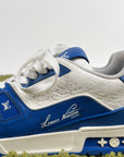 Louis vuitton trainer size 7=41 calza 42 blu e bianche