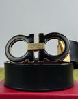 Cintura Ferragamo Nero 105cm - Second Hand Di Fiore