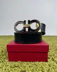 Cintura Ferragamo Nero 105cm - Second Hand Di Fiore