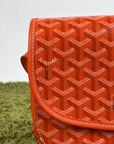 Borsa Goyard Belvedere PM in tela Goyardine Arancione