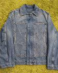 Giacca Louis Vuitton Carpenter Monogram in Denim 48