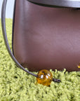 Borsa La Bisou Perle Jacquemus Marrone
