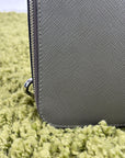 Borsa Monospalla Brique Prada in pelle saffiano Verde