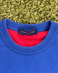 Felpa Louis Vuitton Size M blu e rossa