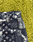 Completo Louis Vuitton in denim Multicolor Camicia S Pantaloncino 30
