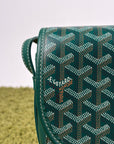 Borsa Goyard Belvedere PM in tela Goyardine Verde