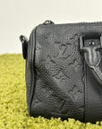 Borsa Keepall Bandoulière 25 Monogram Louis Vuitton Nero
