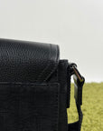 Borsa a tracolla mini saddle Christian Dior Nera