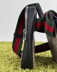 Gucci Double Belt Bag Beige