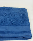 Asciugamano Louis Vuitton blu e bianco