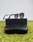Occhiali da sole Cat-eye Chanel Nero - Second Hand Di Fiore
