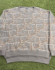 Maglione Christian Dior X Cactus Jack Travis Scott Beige XXL