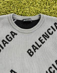 Maglione Balenciaga Size L veste XL grigio e nero