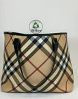 Borsa Burberry beige e verde