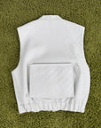 Gilet Louis Vuitton X Virgil Abloh in pelle Monogram Bianco 54 - Second Hand Di Fiore