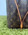 Borsa Neverfull MM monogram Louis Vuitton Marrone