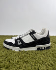 Louis Vuitton Trainer In Denim Nera 8.5