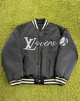 Bomber Lv Lovers in Nylon Nero 58
