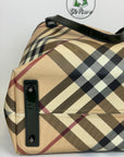 Borsa Burberry beige e verde