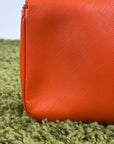 Borsa Ferragamo Gancini Chain Arancione
