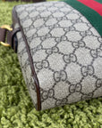 Borsello Gucci beige verde e rosso