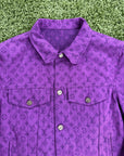 Giacca Monogram in denim Viola Louis Vuitton 54