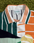 Camicia Court Abstract Casablanca Arancione Multicolor L