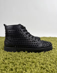 Christian Louboutin Spikes High In pelle Nera 42.5