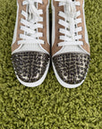 Christian Louboutin Spikes Bianco multicolor 43
