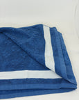 Asciugamano Louis Vuitton blu e bianco