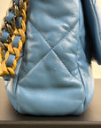 Borsa Chanel 19 Trapuntata in Pelle Azzurra