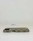 Cover Gucci per IPhone 16 pro beige e oro