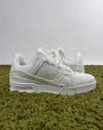 Louis Vuitton Trainer in pelle Bianca 6.5