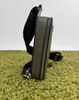 Borsa Monospalla Brique Prada in pelle saffiano Verde